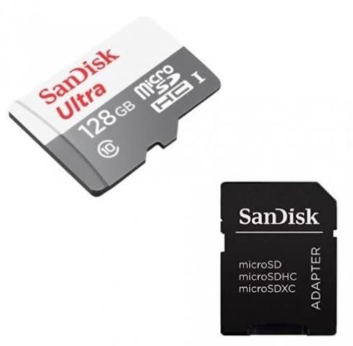 Memoria Microsd 128GB Clase 10, Sandisk