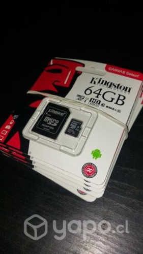 Tarjeta SD 64 GB KINGSTON