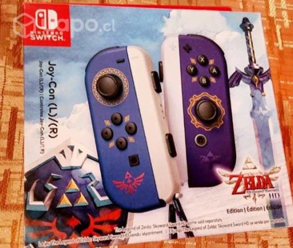 Joy Con Nintendo Zelda Original Nuevo