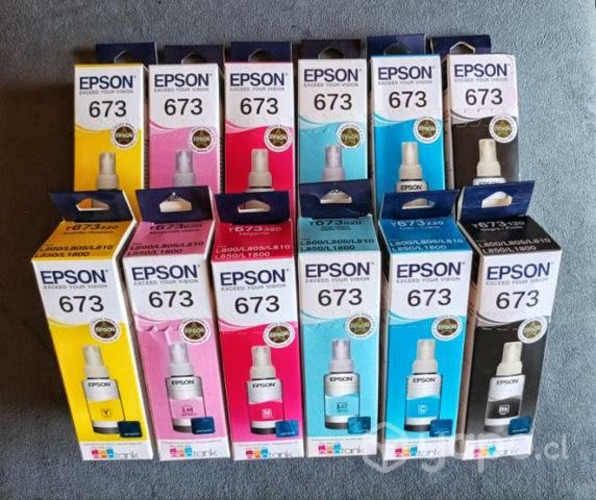Kit 12 tíntas originales EPSON T673