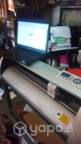 Plotter de corte con Notebook y programas