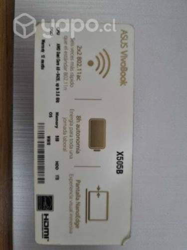 Notebook ASUS VIVOBOOK AMD A9 15,6''