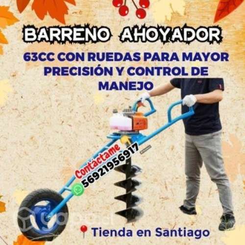 Barreno ahoyador 63cc motor 2 t