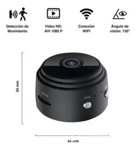 Mini Cámara Nocturna Espia Ocultas Alta Definicion