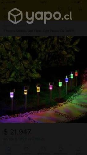 Faroles solares multicolores