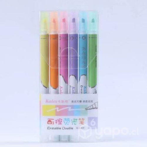 Destacadores borrables