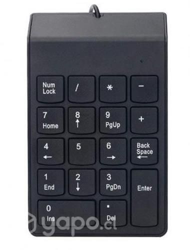 Teclado Númérico con Conexión USB