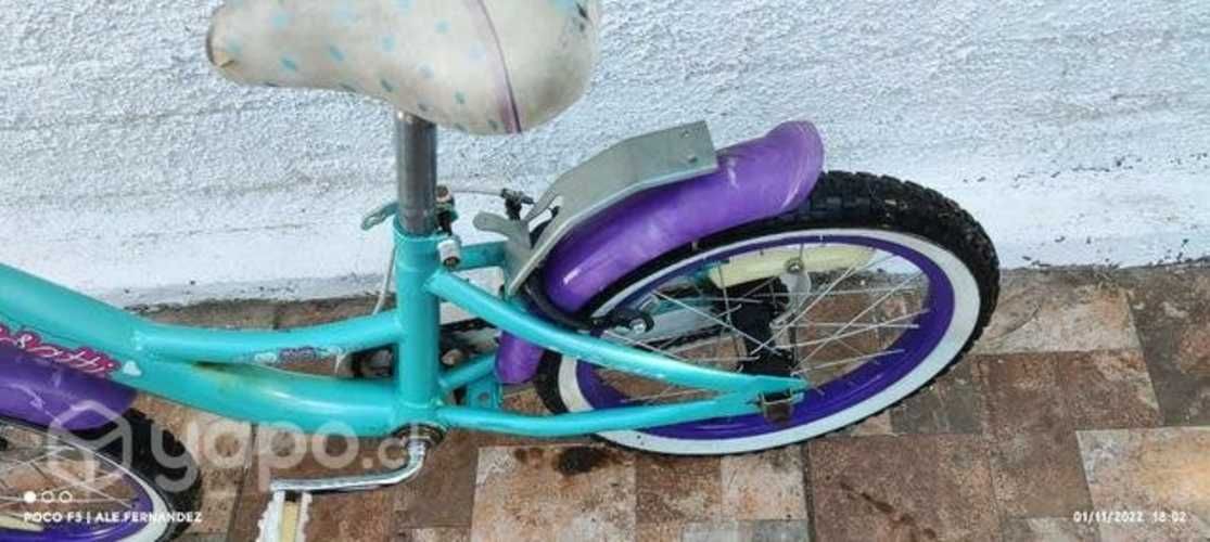 Bicicleta de niña impecable