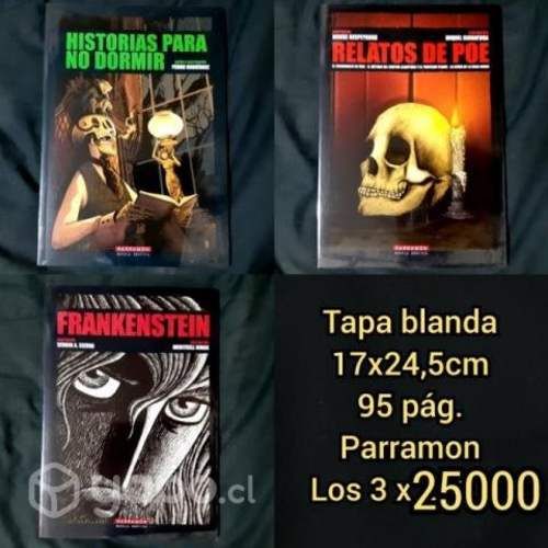Comic Novelas Parramon Frankenstein / Poe / Etc.