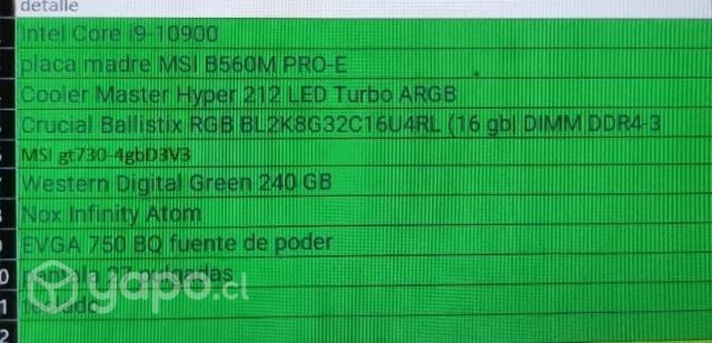 PC gamer i9\10generacion