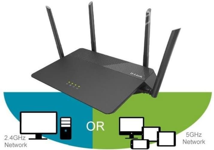 Router D-Link AC1900 RED-878 Negro sin caja