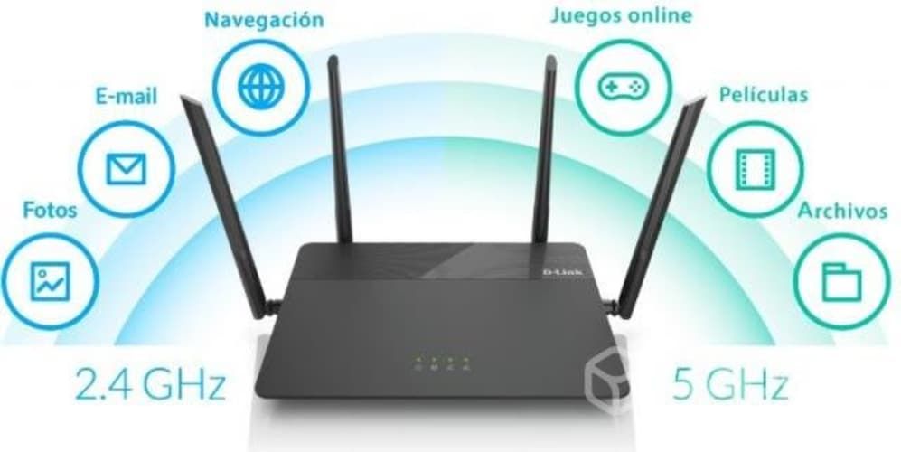 Router D-Link AC1900 RED-878 Negro sin caja