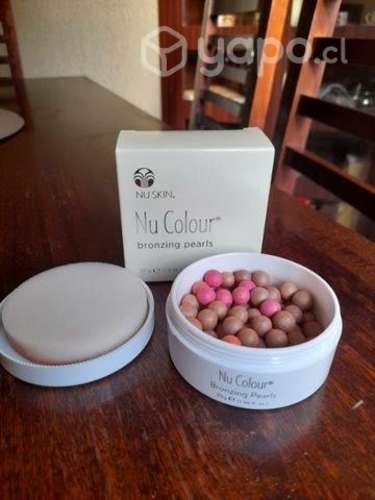Perlas maquillaje rostro Nuskin