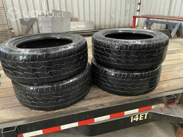 los 4 neumáticos 80 % de vida útil .