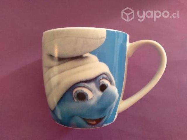 " los pitufos " taza de colección
