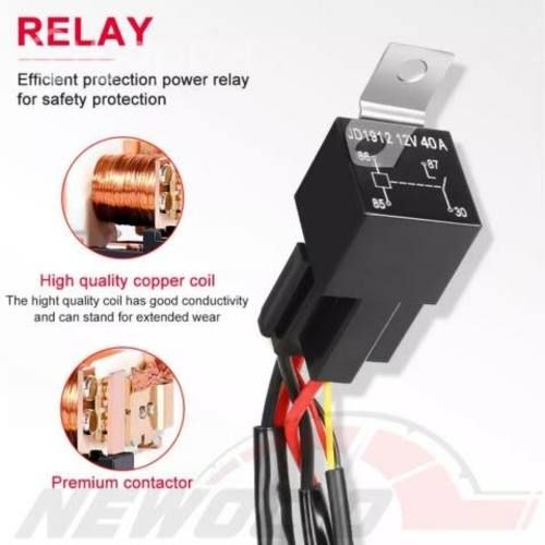 Ramal Cableado Interruptor Relay Fusible Para Nebl