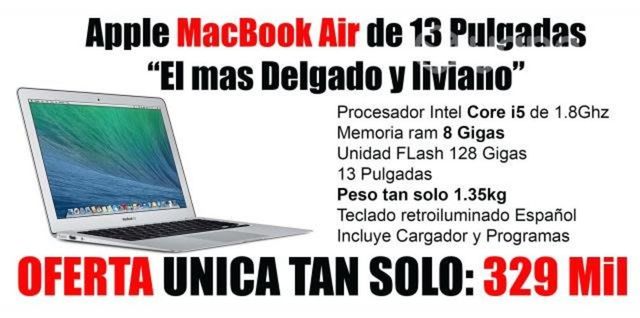 MacBook Air 13 Pulgadas el mas liviano y delgado