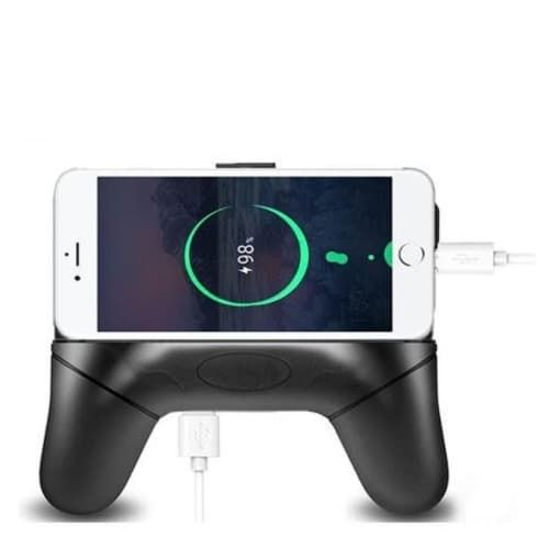 Soporte para celular tipo joystick, 2 ventiladores