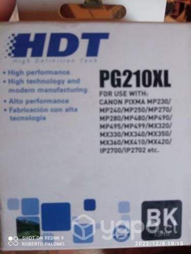 Tinta canon 210xl black alternativa de alta