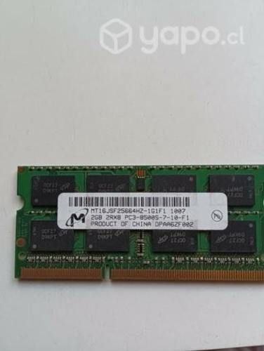 Memoria ram de 2gb