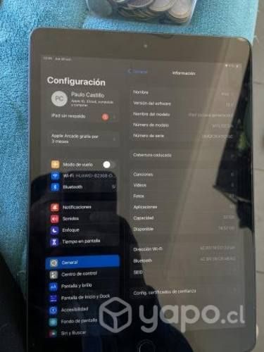 ipad 8ta generación + apple pencil