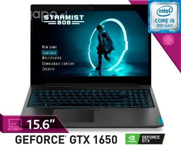 Notebook Gamer Lenovo i5-9300H / 8GB / 1TB+128GB