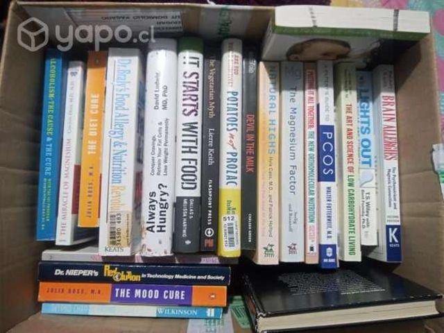 Libros de nutrición y alimentación en inglés.