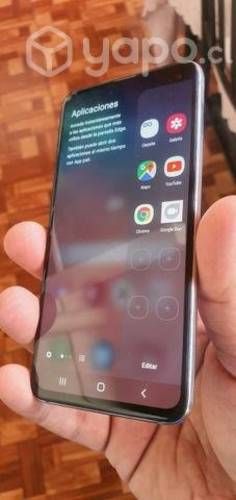 Samsung s10e 128 gigas dual sim , detalle esquina
