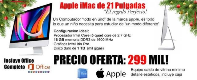 Apple iMac de 21.5 Pulgadas El Mejor Todo en Uno