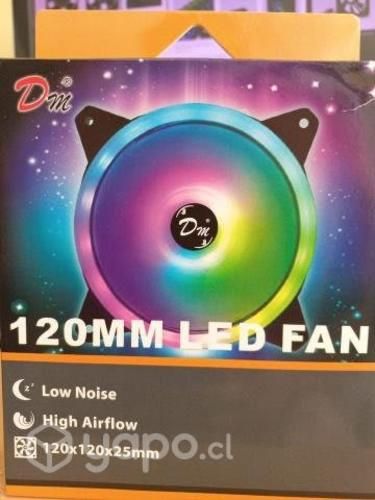 Ventilador de gabinete 12cm cambia de color