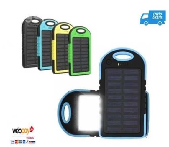 Bateria Externa Portatil Solar 20000