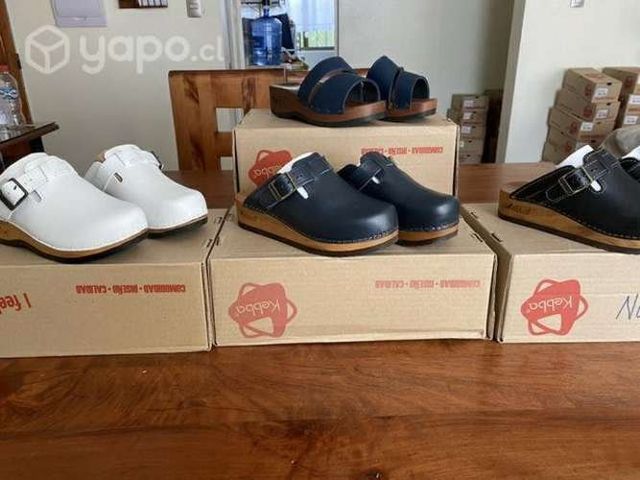 Zueco-sandalias kebba originales de cuero N 34