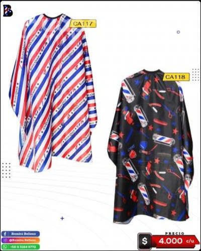 Capas de corte barbería o peluquería con diseños