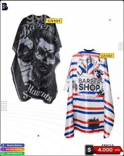 Capas de corte barbería o peluquería con diseños