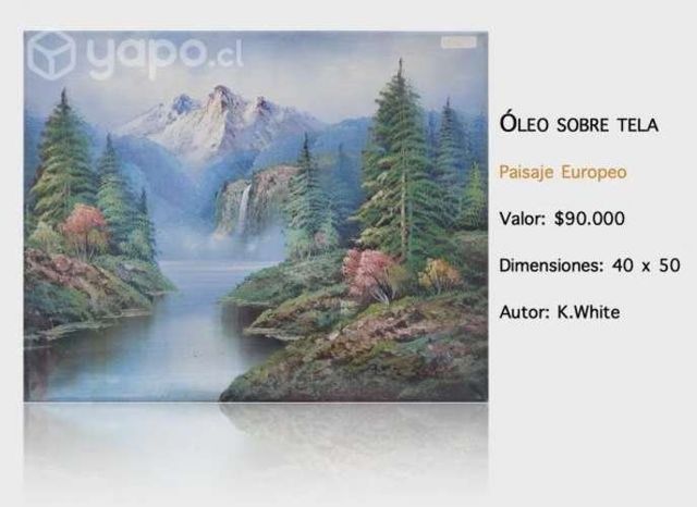 ÓLEO SOBRE TELA - Autor: K.White