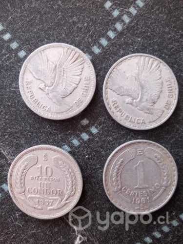 Monedas chilenas antiguas