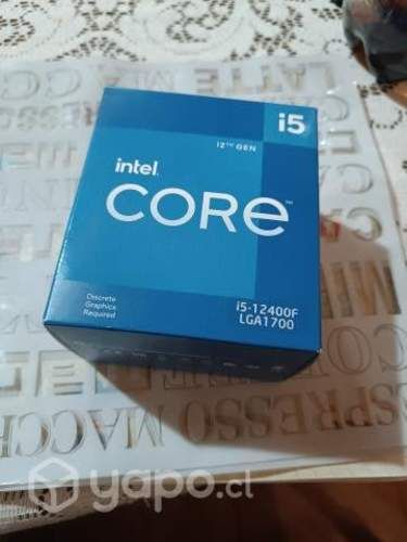 Procesador I5-12400f Nuevo, sin uso