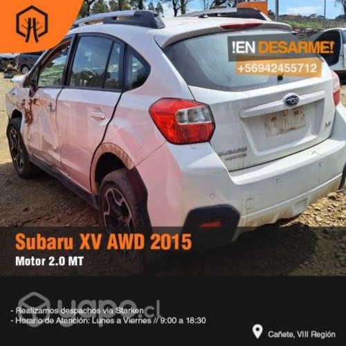 Airbags Subaru XV awd 2015
