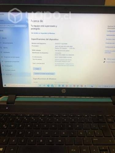 Notebook HP pavilon 15 AMD A8 con audios beat