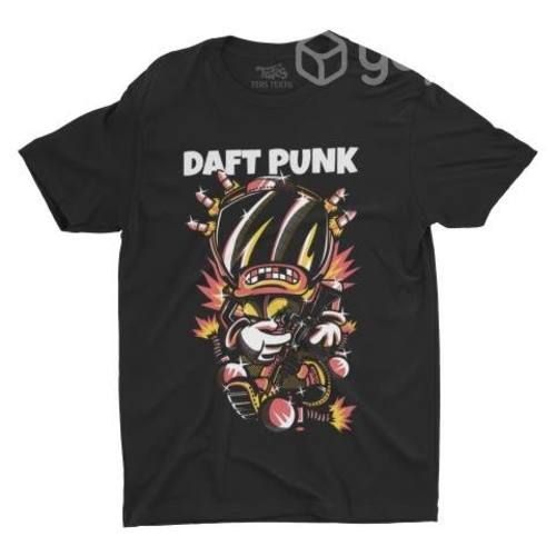 Polera Daft Punk Bandas Rock Dance Ters