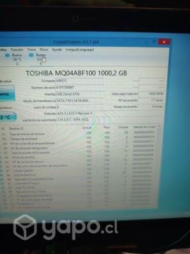 Discos 1 Tera como nuevos, pocas horas de uso