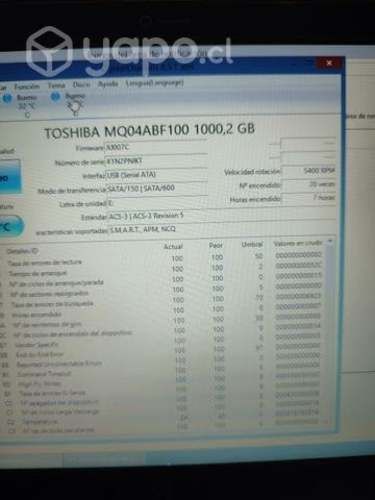 Discos 1 Tera como nuevos, pocas horas de uso