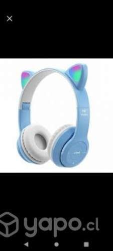 Audífonos inalámbricos luminosos Bluetooth