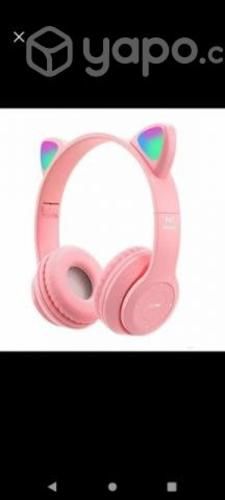 Audífonos inalámbricos luminosos Bluetooth