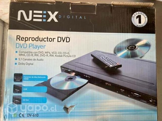 Reproductor DVD Nex