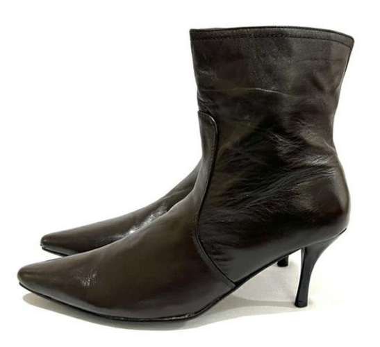 Botín Taco 100% Cuero Marca Signus N*39 Café