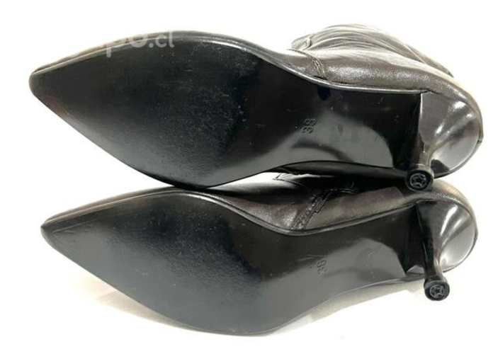 Botín Taco 100% Cuero Marca Signus N*38 Café