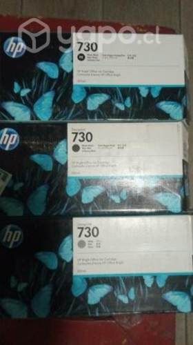 Tintas hp 730 colores originales de 300ml