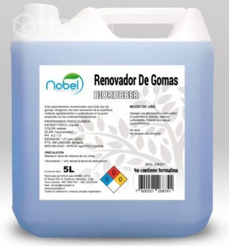 Renovador de neumaticos 5lt biorubber nobel