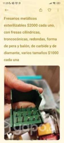 Instrumental y materiales dentales